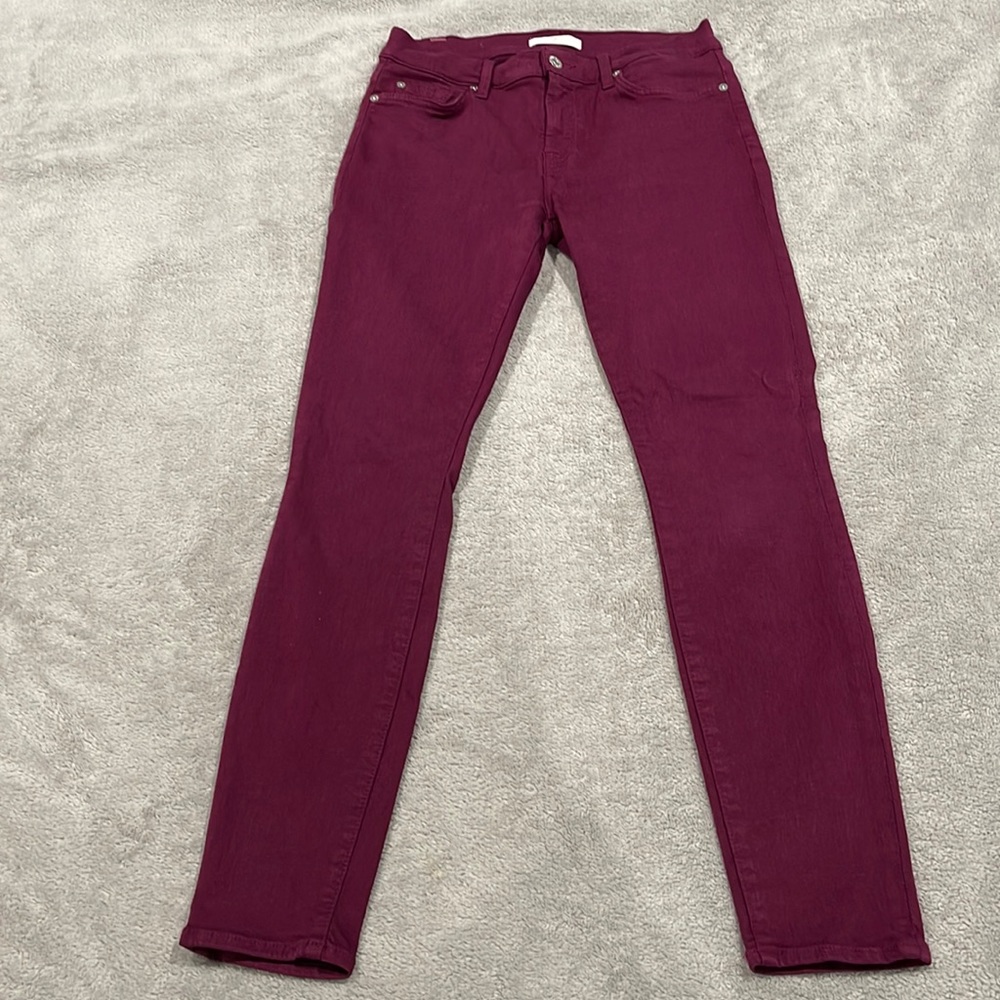 7 for all mankind Maroon Jeans